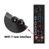 IFIXAI WiFi 7 Antenna 2.4/5/6GHz for Gigabyte Z890 Z890I Z890M X870 X870E B550M B650E B850 B850I B850M B860 B860M W790 TRX50 AI TOPe Series Tri-Band Gaming Card 12dBi Bluetooth 5.4,Magnetic Base view 2