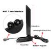 IFIXAI WiFi 7 Antenna 2.4/5/6GHz for Gigabyte Z890 Z890I Z890M X870 X870E B550M B650E B850 B850I B850M B860 B860M W790 TRX50 AI TOPe Series Tri-Band Gaming Card 12dBi Bluetooth 5.4,Magnetic Base view 3