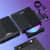7 in 1 USB3.0 Type-C External Mobile Drive CD DVD Burner High-Speed Plug-and-Play view 3