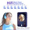 CONODO MP3 Player with Bluetooth, Touch Screen MP3 Music Player with Speaker, FM Radio, E-Book, Timing Shutdown, Resume Play, Portable Bluetooth MP3 Player with SD Card Slot Blue 64GB view 3