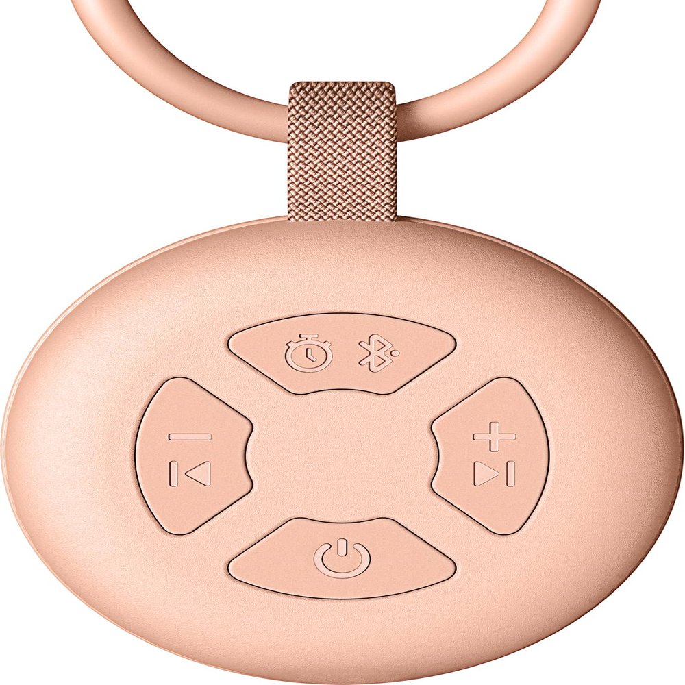 FENDALE Portable Bluetooth Sound Machine & White Noise Machine Baby (Peach)