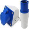 16 Amp 3 Pin Industrial Plug+Socket 220-250V Weatherproof IP44 2P+E 3Phase 16A view 1