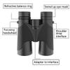12x42 Binoculars for Adults, High-Power Prism Lens, Waterproof Binoculars for Bird Watching, Wildlife, Sports & Concerts view 2