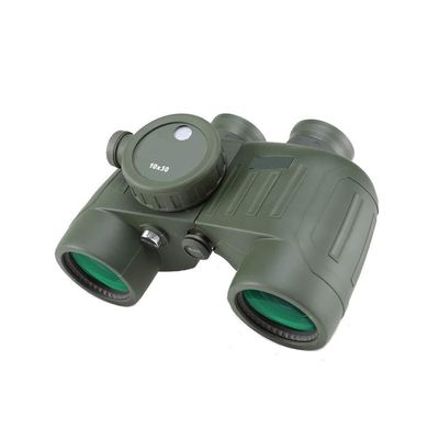 10x50 Binoculars with Rangefinder for Adults & Kids, HD Prism Lens, Waterproof Night Vision, Compact Bird Watching