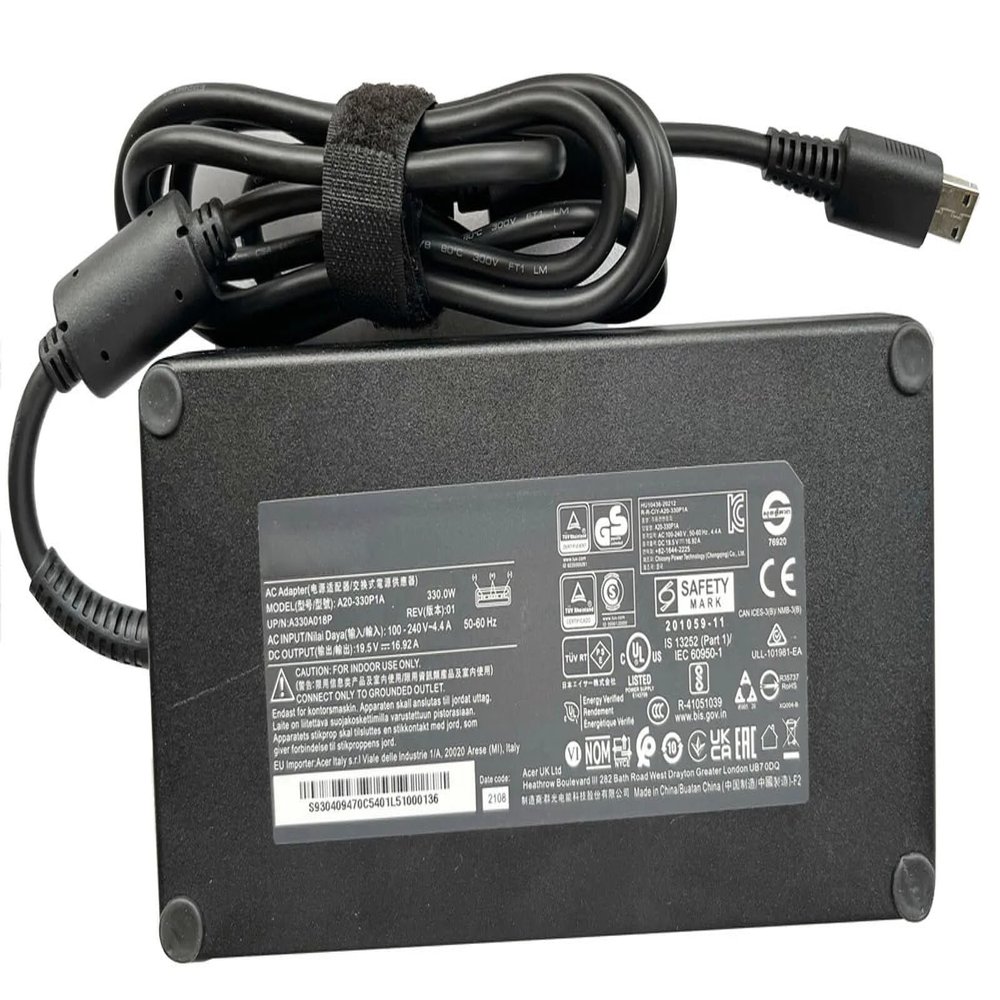 19.5V 16.92 330W AC Adapter Charger A20-330P1A Compatible for MSI GE78 GE78HX Raider i9-13980HX Power Supply