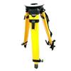 Professional Aluminum Surveying Tripod Stand with Dual Lock System, Yellow & Silver, 39-Inch Height (Light Yellow) view 1