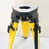 Professional Aluminum Surveying Tripod Stand with Dual Lock System, Yellow & Silver, 39-Inch Height (Light Yellow) view 2