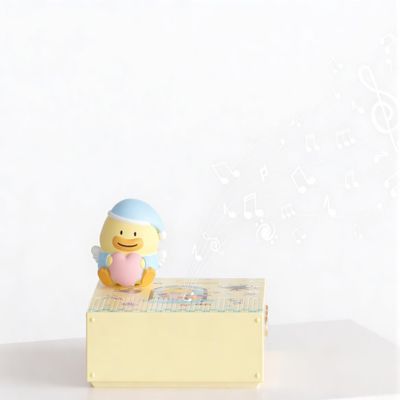 YLFASHION Cute Bluetooth Speaker, Kawaii Rotating Duck Figurine Design, 20H Portable Wireless Small Speaker for Kids Teen Girls Gift, Room Decor, TF Support
