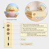 YLFASHION Cute Bluetooth Speaker, Kawaii Rotating Duck Figurine Design, 20H Portable Wireless Small Speaker for Kids Teen Girls Gift, Room Decor, TF Support view 4