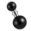 Alrhso 1'' to 17mm Ball Adapter for Mounts B Size Double Socket Arm, 25mm Female Socket to 17mm Male Ball for Swivel Balls Mounting Pattern Device Mounts view 1