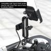 Alrhso 1'' to 17mm Ball Adapter for Mounts B Size Double Socket Arm, 25mm Female Socket to 17mm Male Ball for Swivel Balls Mounting Pattern Device Mounts view 4