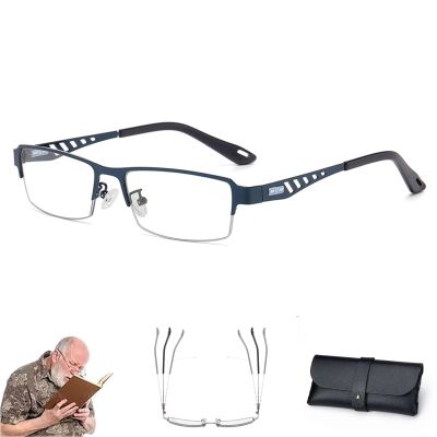 flacoko Ultra-Light Multi-focal Photochromic Reading Glasses, Color-Changing Anti-Blue
