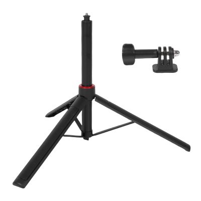 Oreilet Selfie Stick Tripod for Action 4 Sports Camera, Extendable Tripod Stand with 1/4in Screw, 2 Claw Adapter, Portable Lightweight Action Camera Selfie Stick Vlog Handle Grip (1.6m/63in)