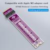 AoQhir PCIe 5.0 SSD Adapter Card 20Gbps High Speed Converter Compatible with Apple MacBook Air Pro 2013-2017 NVMe NGFF SSD 12+16 Pin to Desktop M Key Expansion (P571) view 2