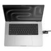 Compulocks Ledge Lock Adapter for MacBook Pro 16" M1,M2,M3, M4,M5 with Combination Cable Lock Silver view 2