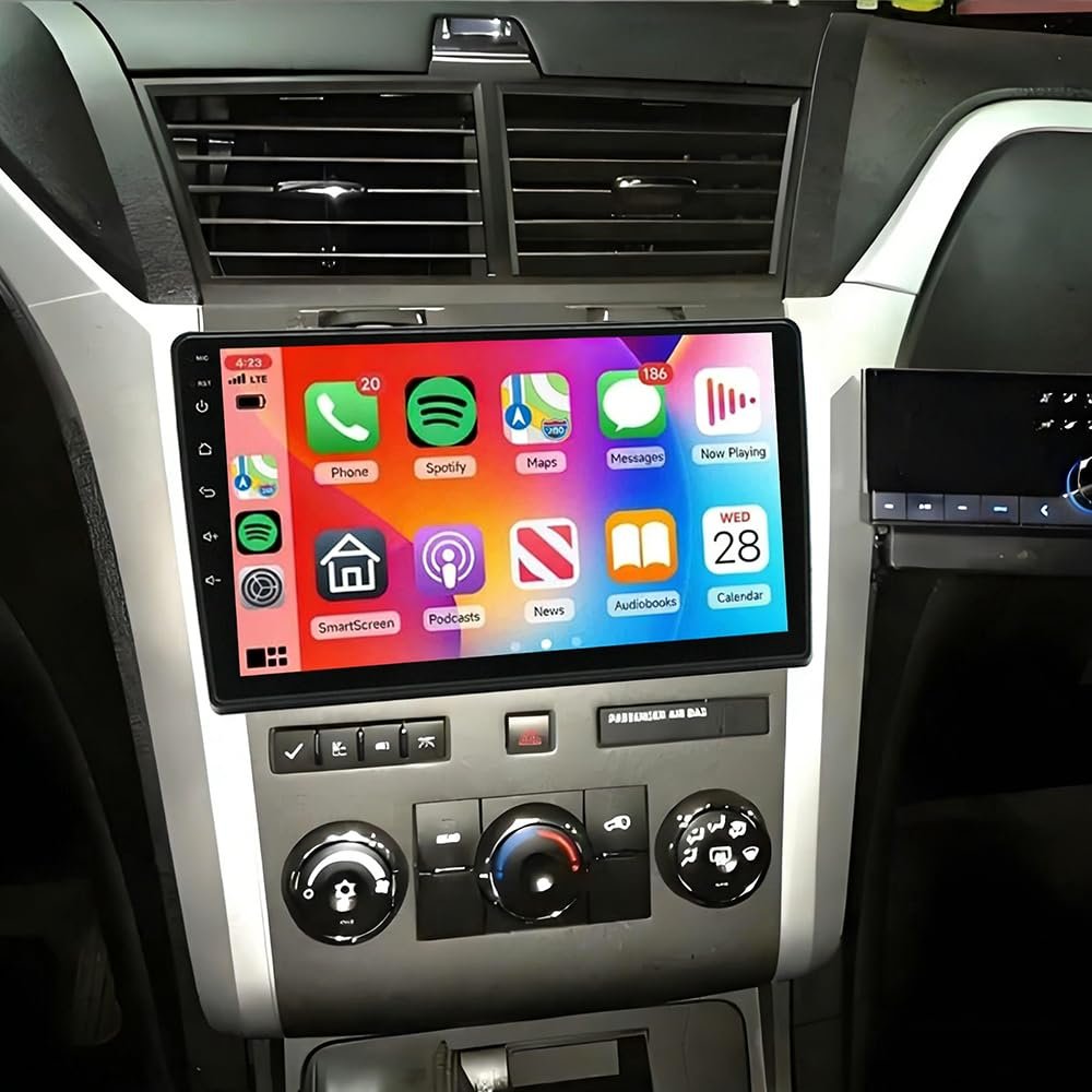 2+32G Car Stereo for Chevy Traverse 2009 2010 2011 2012, 10 inch Touch Screen Radio for Express Van 2008-2011 Car Radio Android 13 GPS Navigation Stereo with Bluetooth WiFi Backup Camera/DSP/SWC