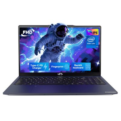 NIMO 15.6" IPS FHD-Laptop, Intel Pentium Quad Core N100 4GB RAM 128GB SSD (Beat i3-1115G4, Up to 3.4GHz) Computer with Backlit Keyboard Fingerprint Type-C Charger WiFi 6 BT5.2, for Student and Home