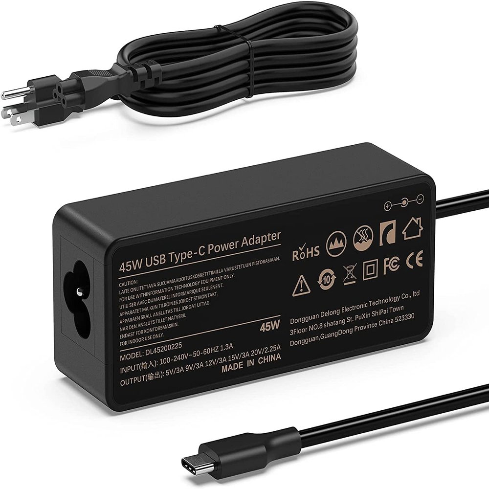 20 Pack LJO-EEIH 45W USB C Laptop Charger Compatible with HP Spectre x360 Envy x360 EliteBook ProBook Pavilion Aero Chromebook USB-C PD Power Adapter for Select HP Laptops with Type C Charging Port