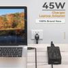 20 Pack LJO-EEIH 45W USB C Laptop Charger Compatible with HP Spectre x360 Envy x360 EliteBook ProBook Pavilion Aero Chromebook USB-C PD Power Adapter for Select HP Laptops with Type C Charging Port view 3