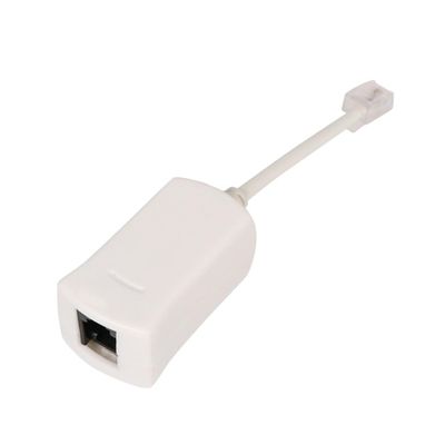 DSL Filter for Landline Phone DSL Modem Phone Filter Adapter RJ11 Splitter Male to Female ADSL Cable for Interference Static Noise Blocker ADSL in-line Filters for Fax Answering Machine Line Splitter