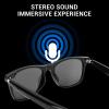 PUSOKEI AI Translation Smart Glasses, 100+ Languages Real Time Translation, 5.3 Audio Sunglasses with Microphone & Speaker, Wireless Sunglasses for Meetings, Travel view 3