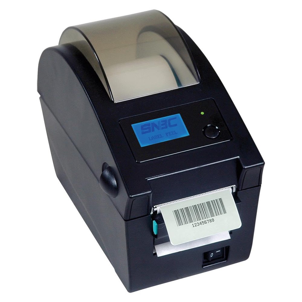 SNBC BTP-L520 Thermal Label Printer, Serial, Built-in Peeler, High-Speed 4" Label Printing for Shipping, Barcode, Retail and Office Use (Black)