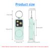 iEWENi B11 Portable Lighting Women's Safety Alarm Device 150dB Buzzer Alarm Strobe Light Rechargeable with Charging Cable and Power Switch Night-time Flashlight Keychain (White - Lighting Alarm) view 2