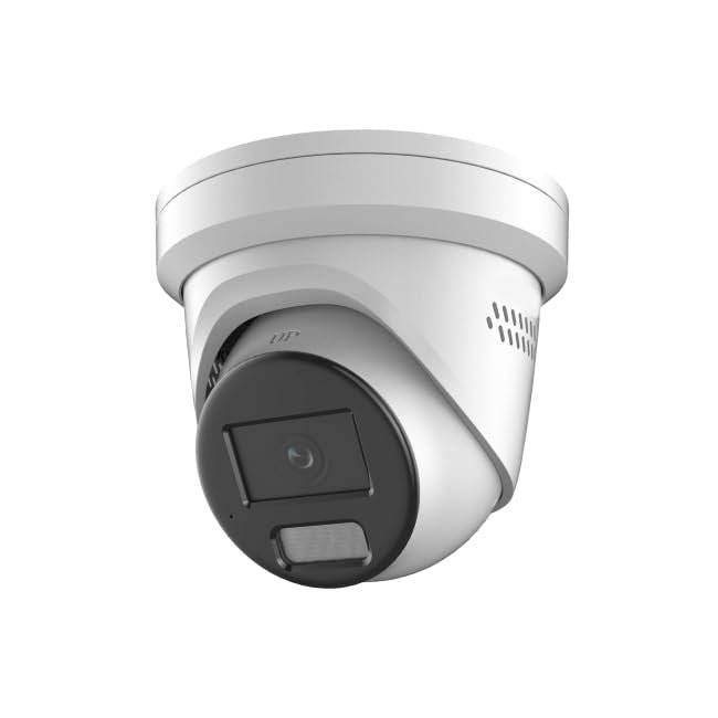 CCTV Wholesale Outlet 4MP 24/7 Color IP Turret Security Camera, 2-Way Audio, Built-in Mic & Speaker, Smart Motion Detection, 2.8MM Lens