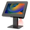 CTA Digital Sleek Rotating POS Desk Mount with Security Enclosure and Barcode Scanner for iPad 10th Gen A16, iPad Air 11" M3 & M2, Pro 11", Galaxy Tab A7 & More - Black (PAD-RSDMP2D) view 1