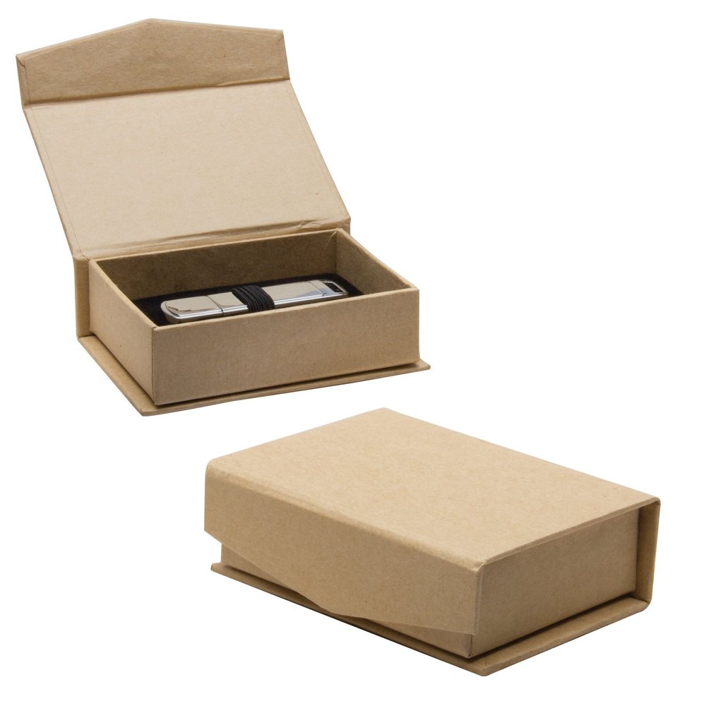 Neil Enterprises Inc. Natural Kraft Paper Flash Drive Box - Pack of 100