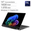 ASUS Vivobook Flip 2in1 14" OLED Touchscreen Copilot+ PC, Intel Core Ultra 7 256V Processor, 16GB RAM, 1TB SSD, Backlit Chiclet Keyboard, Thunderbolt 4, Windows 11 Pro view 3