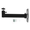 Diydeg Foldable Projector Wall Mount, 360 Rotation Mini Ceiling Wall Projector Mount Stand, Adjustable Stainless Steel Hanger Rack Stand for Home Theaters, Office view 4