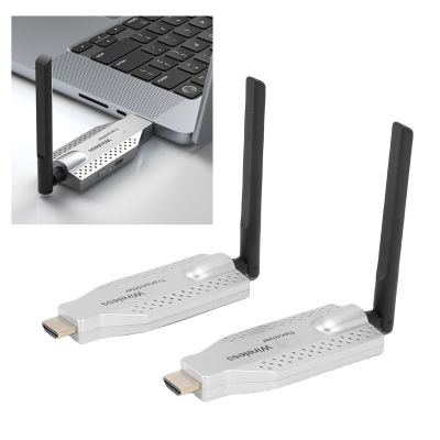 GOWENIC Wireless HDMI Transmitter and Receiver, 100M / 328ft Portable 5G Wireless HDMI Extender Kit for Laptop/PC/TV Box/Camera to HDTV/Projector/Smartphone/Tablet