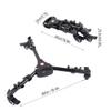Zerodis Foldable Camera Tripod Dolly Tripod Legs Universal 3 Wheels Camera Stand Photography Pulley Base with Adjustable Clamps for Camcorder Photo Video Lighting Foldable view 3