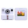 Diydeg Instant Print Camera, 2.4in HD Screen 24MP Photo 1080P Video Kids Camera with Print Paper, Thermal Printing Instant Digital Selfie Christmas Birthday Gifts Toys (White) view 1