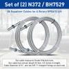 Equalizer Cables N372 Fit for Rotary Automobile Model SPO10 2-Post Lift Replace BH7529-86, 2 Set, 30 Ft view 3
