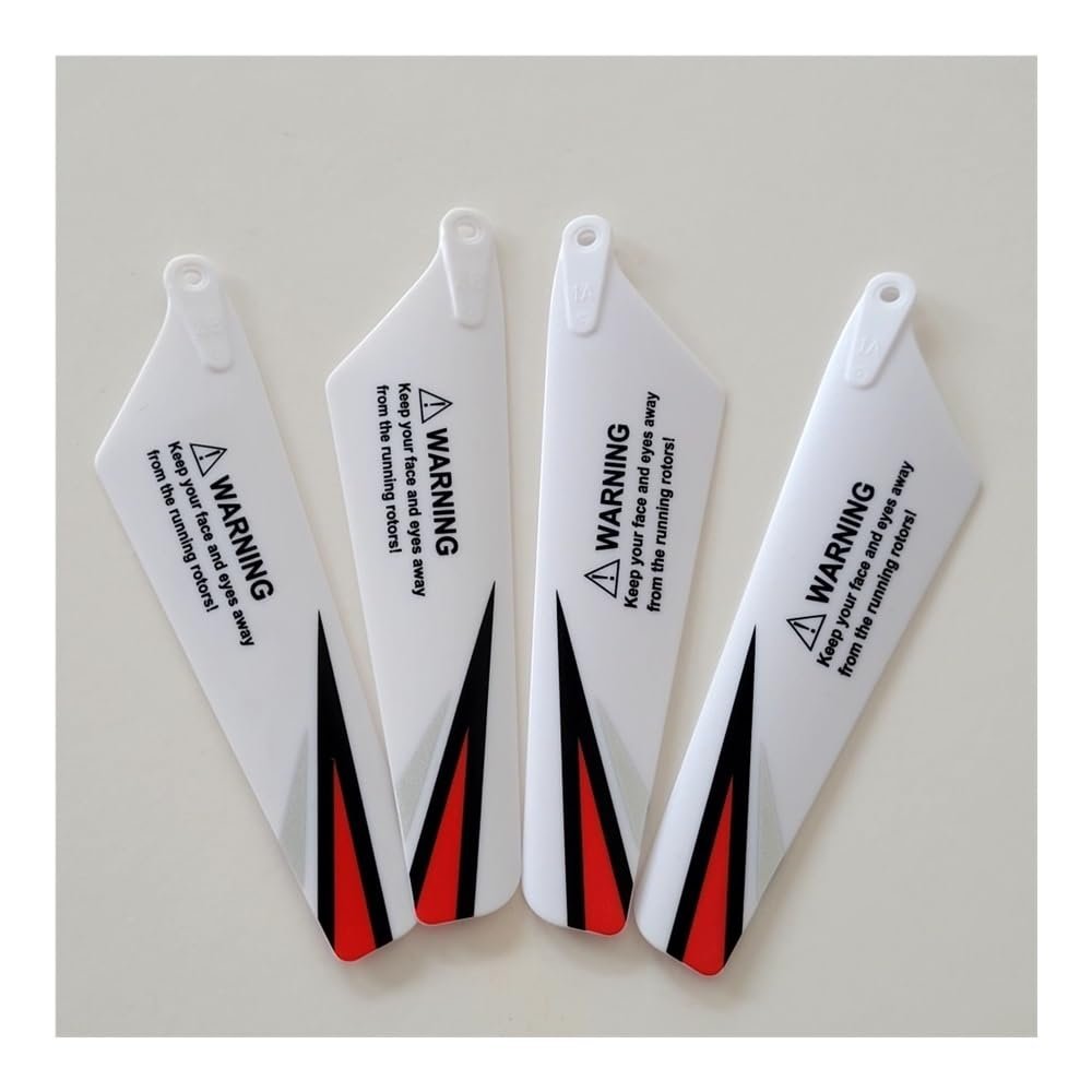 EasQjK Helicopter Propeller Blade Spare Part Accessory 4PCS for S107H