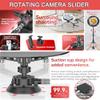 360 Rotating Platform Rig for Product Photography - Adjustable Shooting Distance 0-110cm, Ideal for Commercial Video and Food Shooting view 3