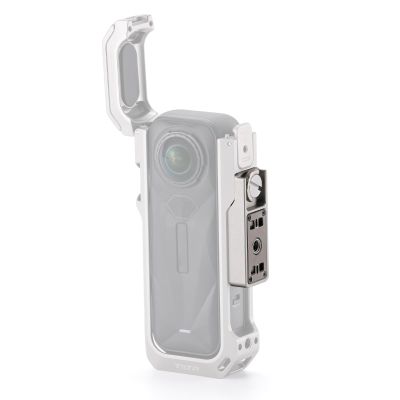 Tilta Horizontal Mounting Plate Compatible with Insta360 X5 Camera Cage - Titanium Gray