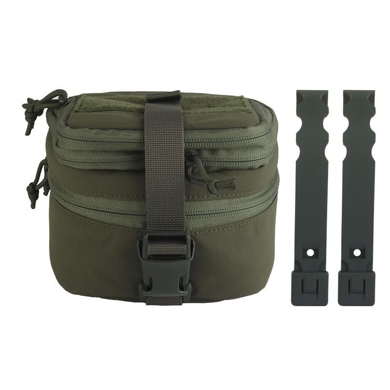 Hanglong Binocular NVG Pouch GPNVG 18 Storage bag Molle Mount Double layered pockets Kit Bag