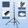 Kate 2 Pack Heavy Duty Light Stand Tripod - 15.7ft Air Cushioned Aluminum Alloy Lighting Stand with Tripod, 2 Sandbags & 1/4"-3/8" Adapter, 9.46lb Load for Studio/Indoor/Outdoor Video Photography view 4