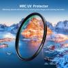 Meike 67mm MRC UV Protection Filter with 20 Multi-Layers Coatings High Definition Anti Reflective Hydrophobic Scratch Resistant Ultra-Slim Aluminum Alloy Frame UV Filter for 67mm Camera Lenses view 2