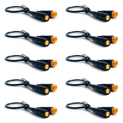 M8, 3-Pin, Male & Female, Waterproof Sensor Connector Cable, 10-Pack