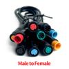 M8, 3-Pin, Male & Female, Waterproof Sensor Connector Cable, 10-Pack view 4