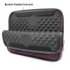 12 Inch Laptop Sleeve with Pockets Compatible with MacBook Air M4 12, XPS 12, Envy 12 - Water Resistant Padded Case Purple view 3