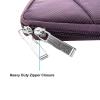 12 Inch Laptop Sleeve with Pockets Compatible with MacBook Air M4 12, XPS 12, Envy 12 - Water Resistant Padded Case Purple view 4