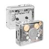 Portable Clear Stereo Auto Reverse Cassette PlayerConvert Tapes to MP3 Format via USB ConverterBuilt-in Cool Copper Wheel Movement Speaker view 1