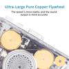 Portable Clear Stereo Auto Reverse Cassette PlayerConvert Tapes to MP3 Format via USB ConverterBuilt-in Cool Copper Wheel Movement Speaker view 2