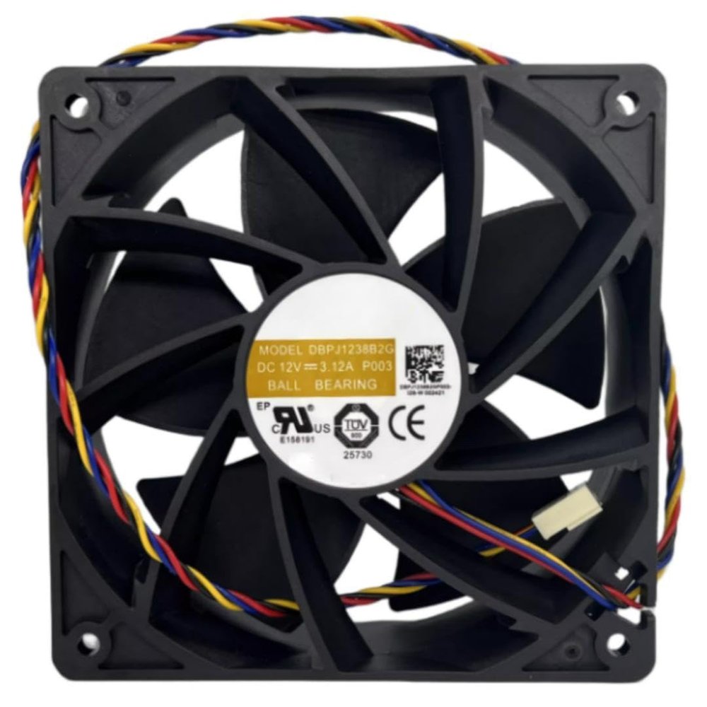DBPJ1238B2G Fan 12CM for 12V 3.12A 12038 120X120X38MM 4-Wire Cooling Fan