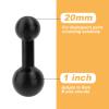 25mm to 20mm Ball Adapter, Aluminum Alloy Ball Mount Extension Connector for Motorcycle Phone Mount ATV Boat Dash Cam Holder view 4
